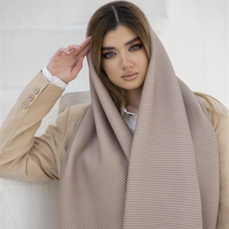 شال پلیسه con panna mix colors