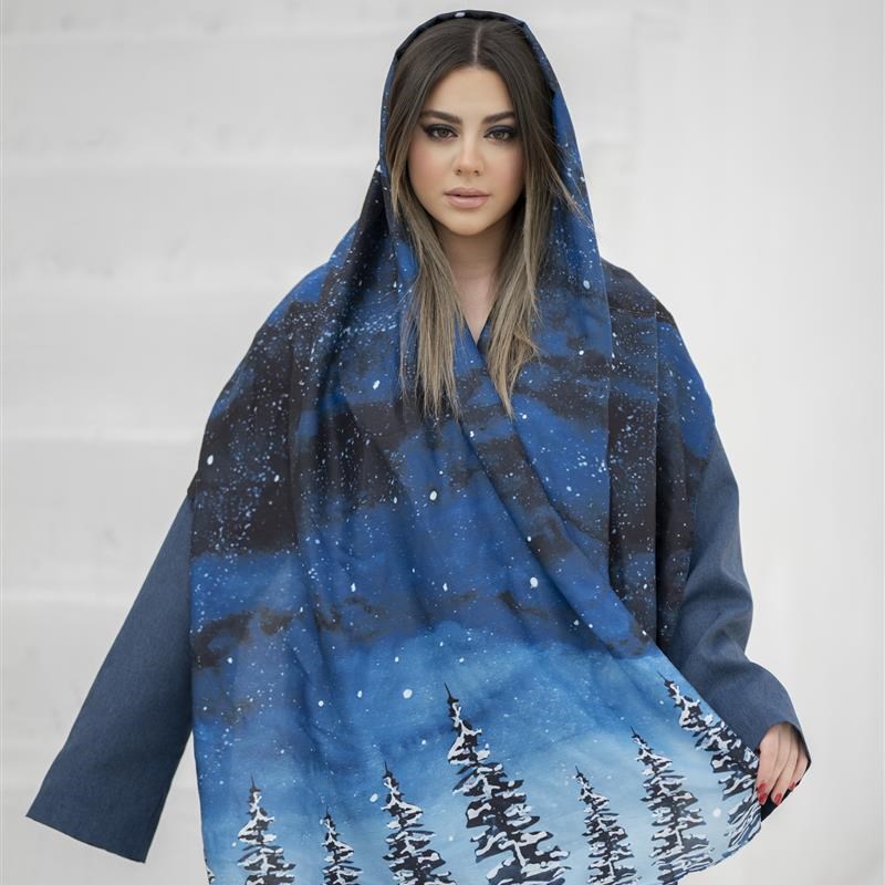 اوتلتی جدید-کد 400 شال ساده Winterish mix colors