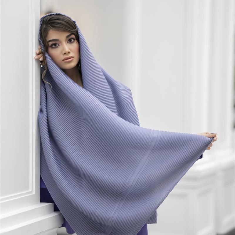 شال پلیسه Vanilla mix colors