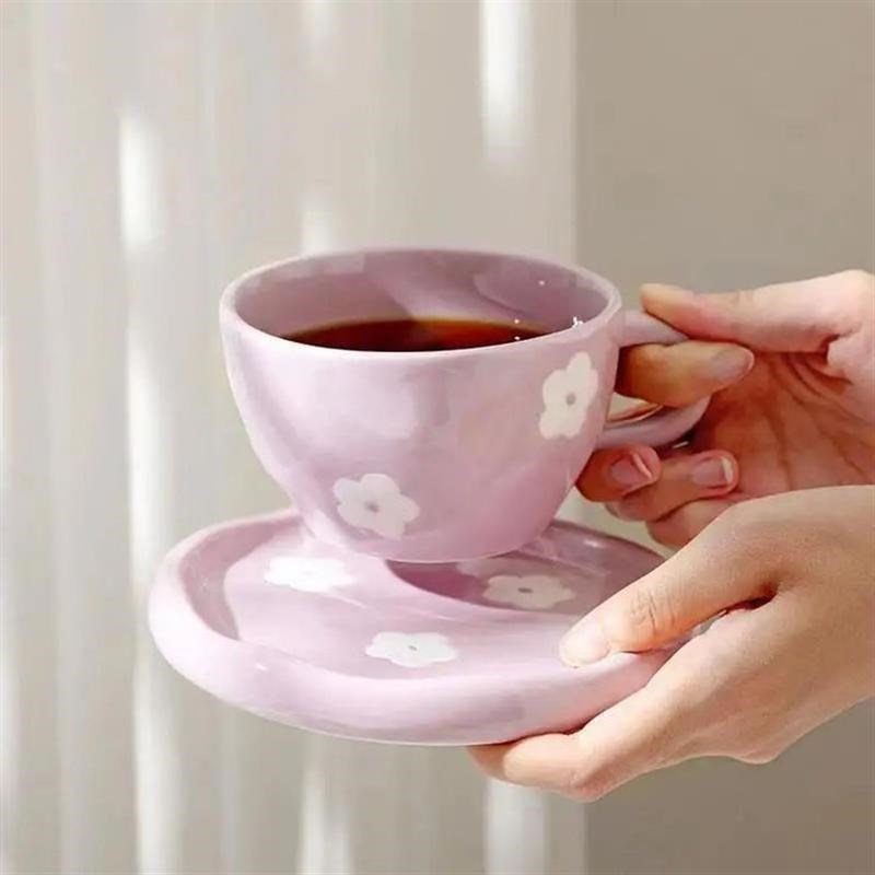ماگ وارداتی کد 365225 صورتی پاستلی