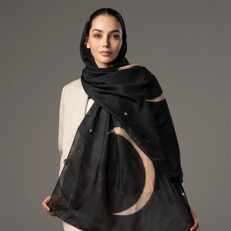 کد ۷۸ شال ساده büyük kara ay mix colors