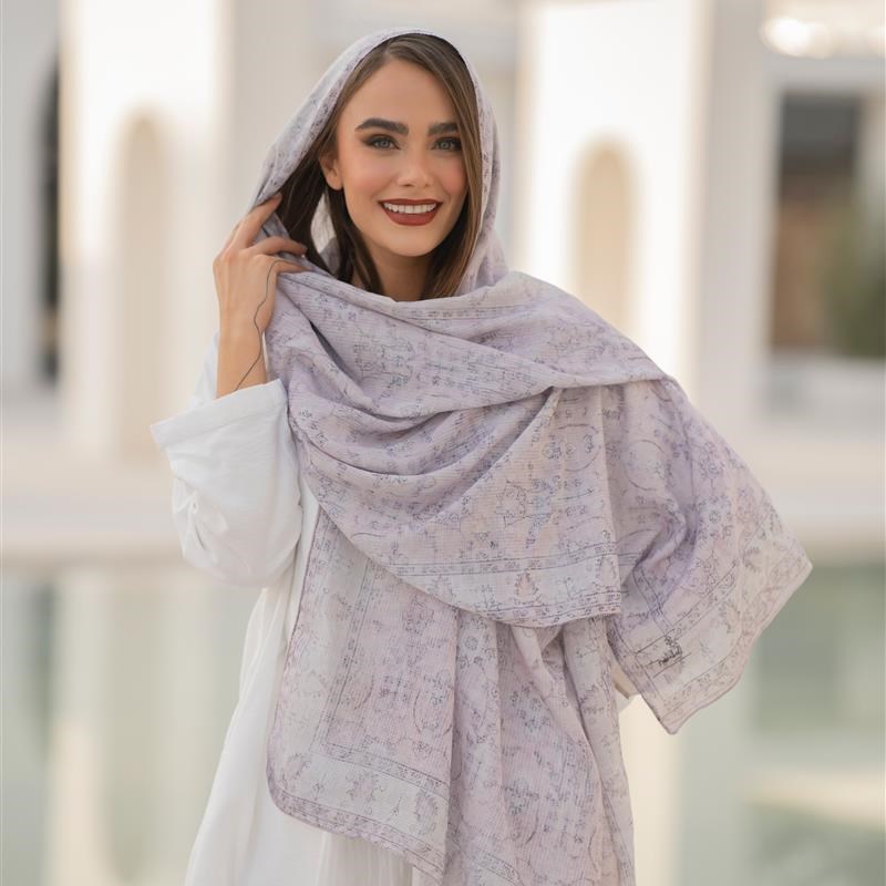 اوتلتی جدید-کد 121 شال ساده Tissé pastel mix colors