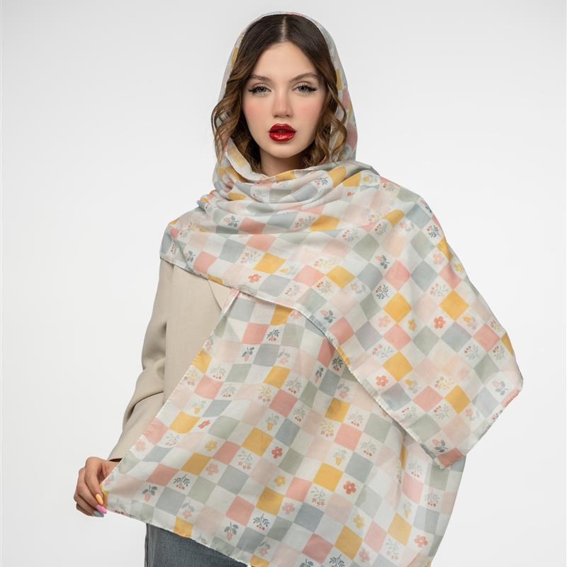 کد 928-شال ساده Cabane colorée mix colors