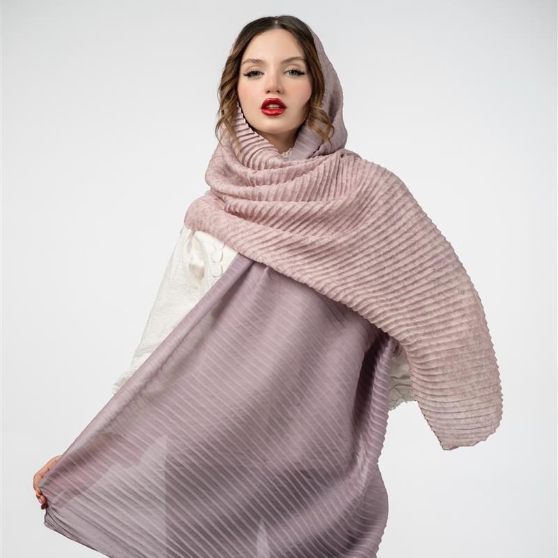کد 943-شال پلیسه dent rose mix colors