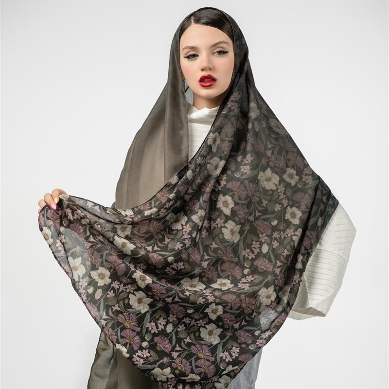 کد 920-شال ساده Marais fleuri mix colors