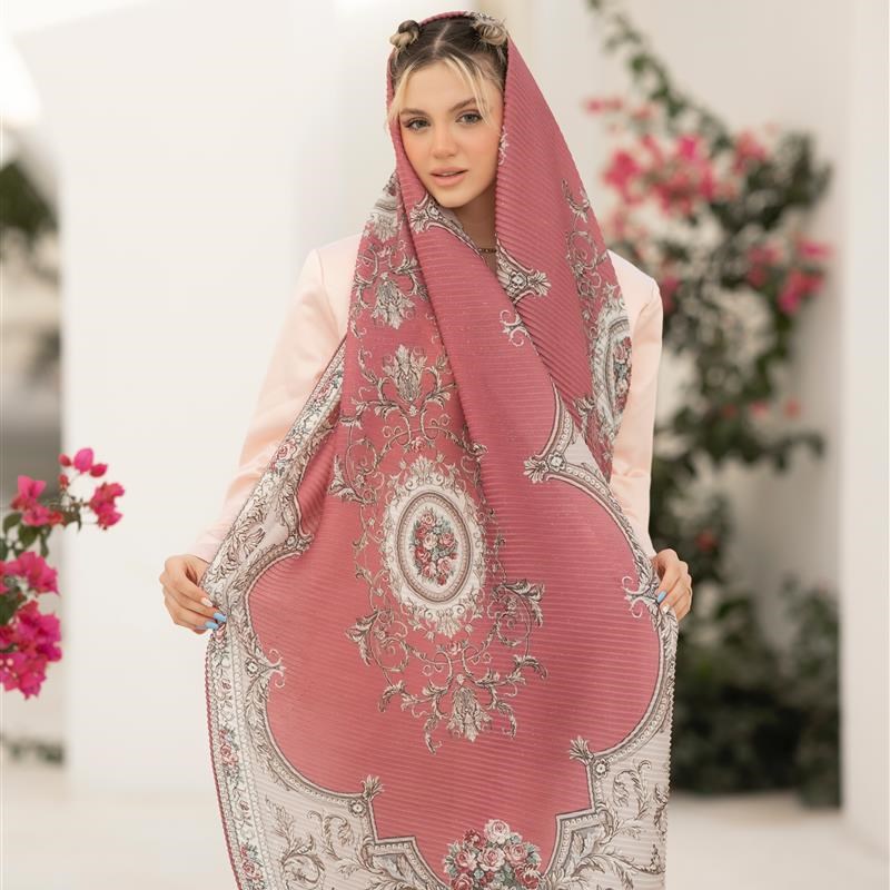 کد 120 پلیسه شاین دار ‏Tappeto rosa mix colors